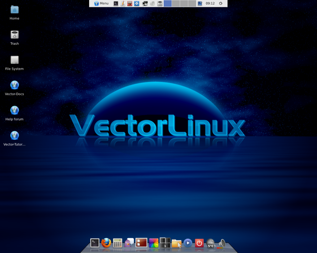 VectorLinux Performance - "Interface otimizada para desempenho do VectorLinux, baseado em Slackware"