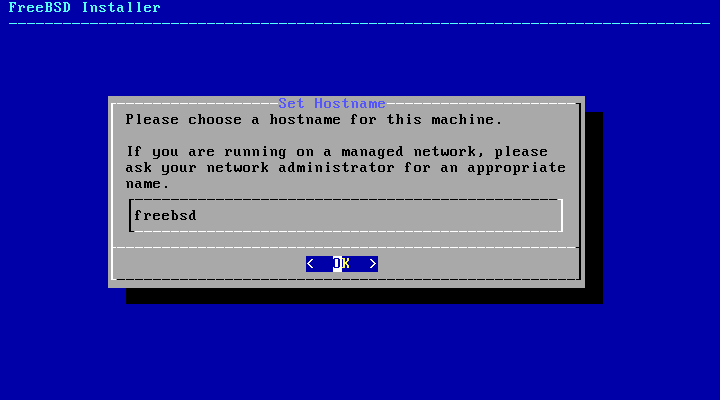 FreeBSD - Nome da máquina (hostname)