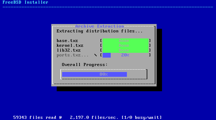 FreeBSD - extraindo arquivos do sistema