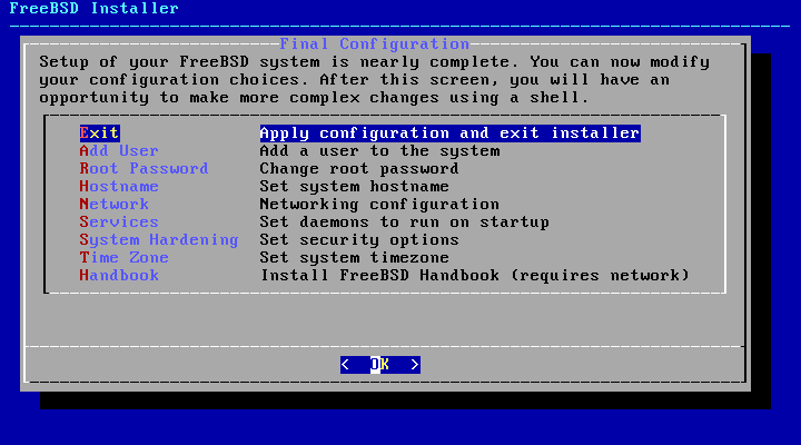 FreeBSD - configuração final