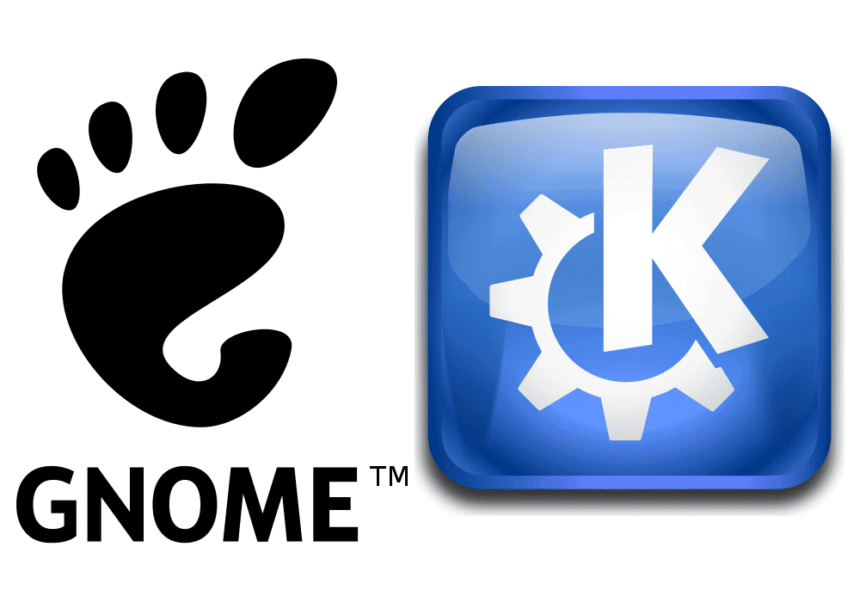 KDE e Gnome