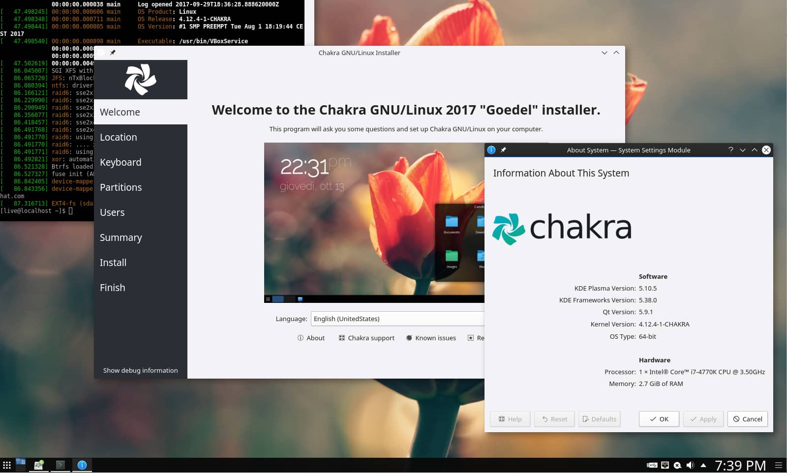 lançamento-gnu-linux-Chakra-2017.10-Goedel-