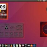 Widgets de Relógio e Clima para Linux