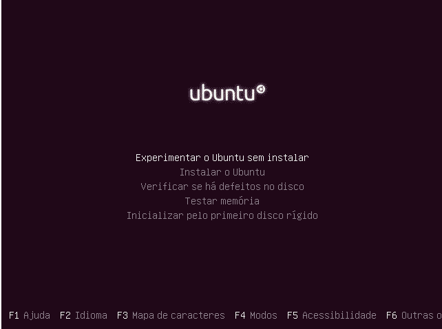 Instalar o Ubuntu 16.04.3 - Experimentar ou instalar