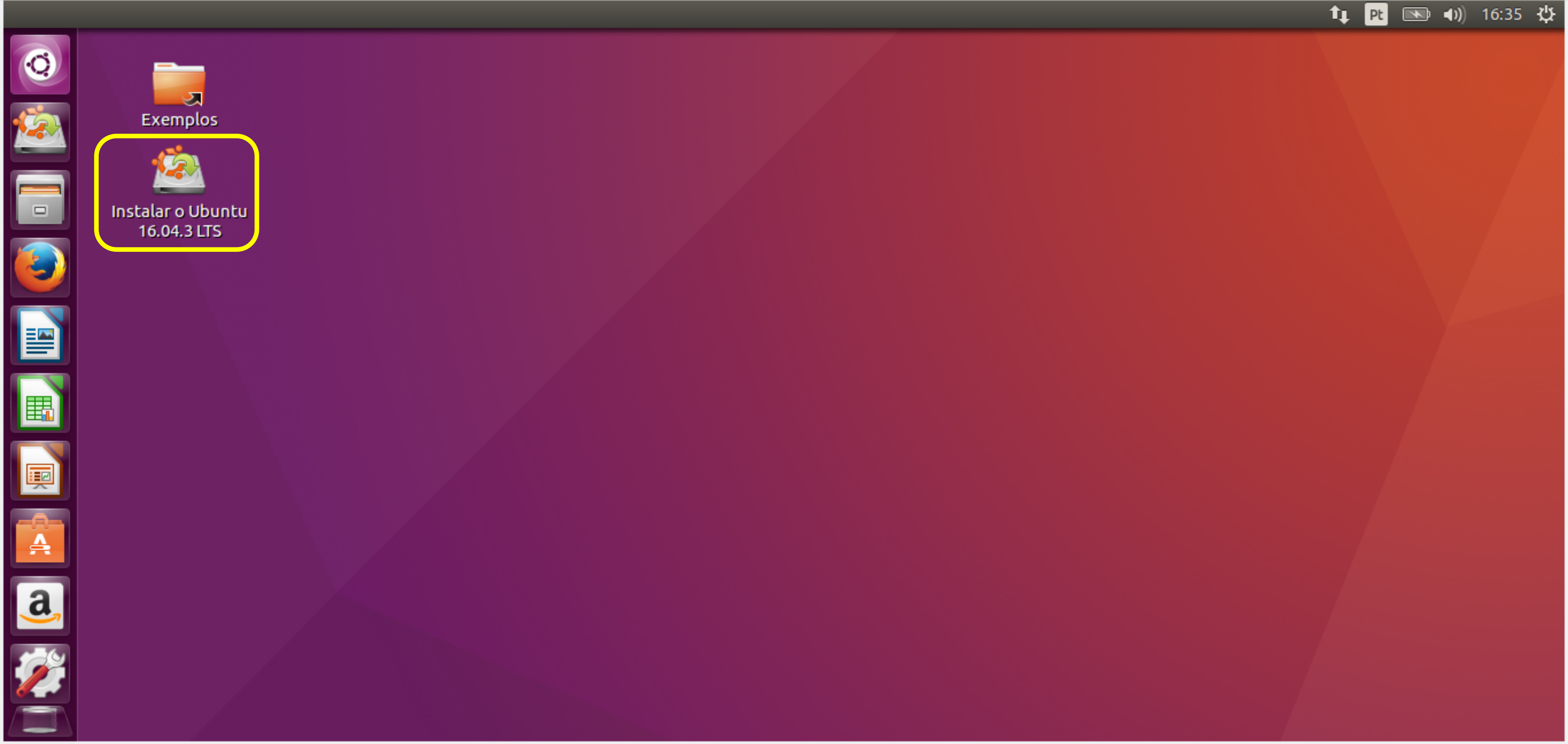Instalar o Ubuntu 16.04.3 - Instalar