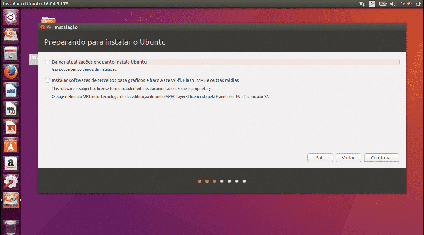 Instalar o Ubuntu 16.04.3 - Preparando
