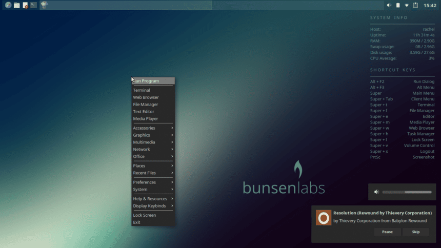 BusenLabs com ambiente Openbox