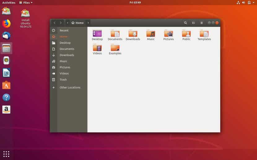 Ubuntu 18.04 desktop