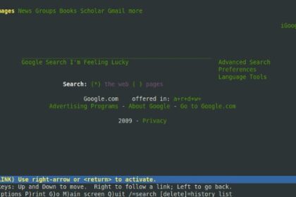 Como navegar na internet pelo terminal do GNU/Linux