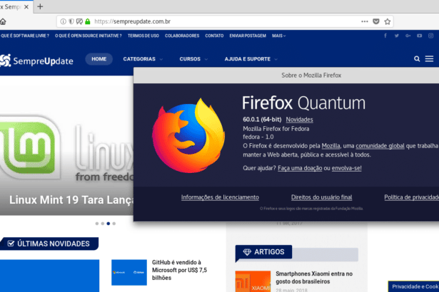 Firefox chega ao Fedora com uma nova versão para o Wayland