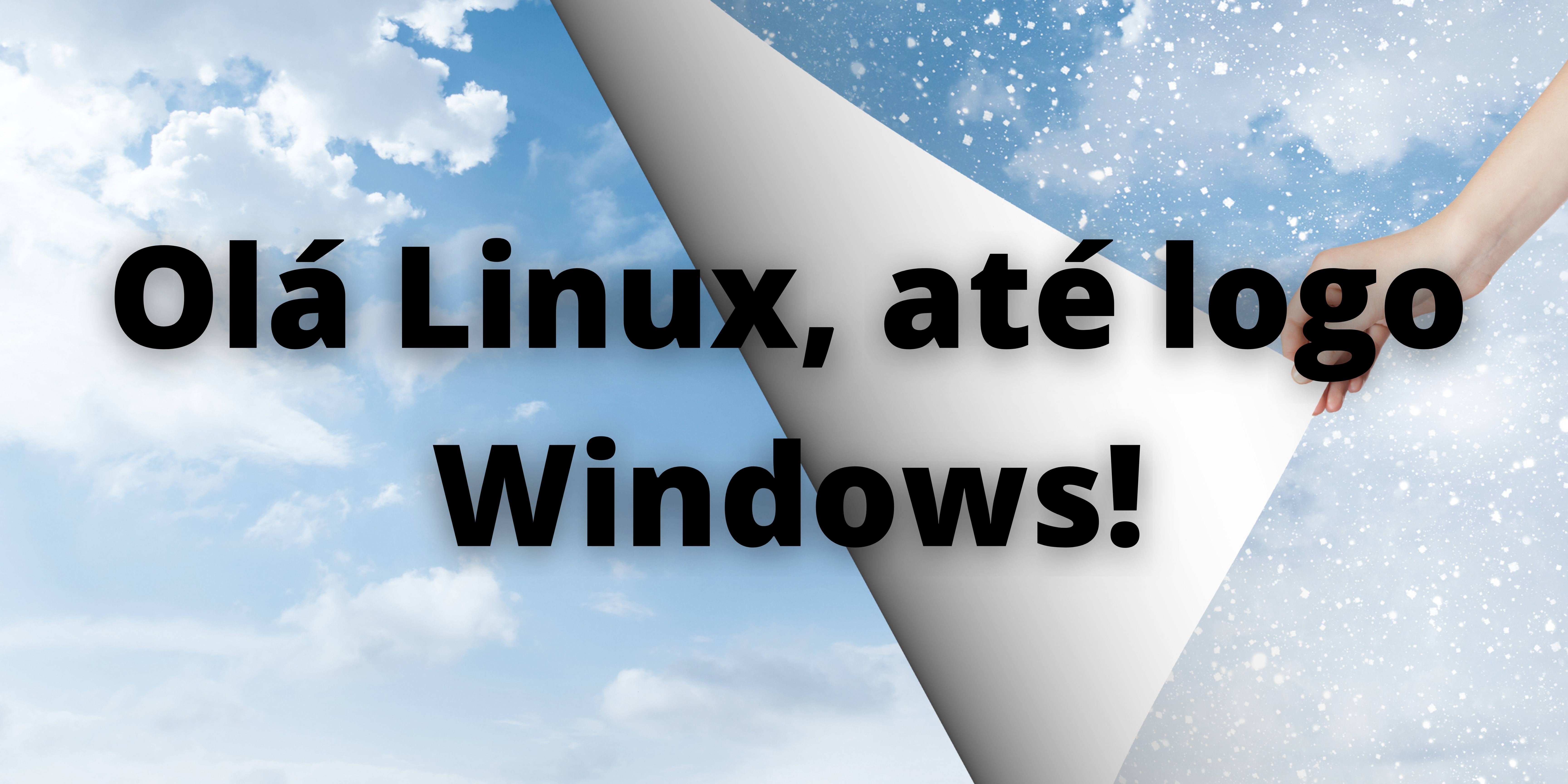Olá Linux, até logo Windows!