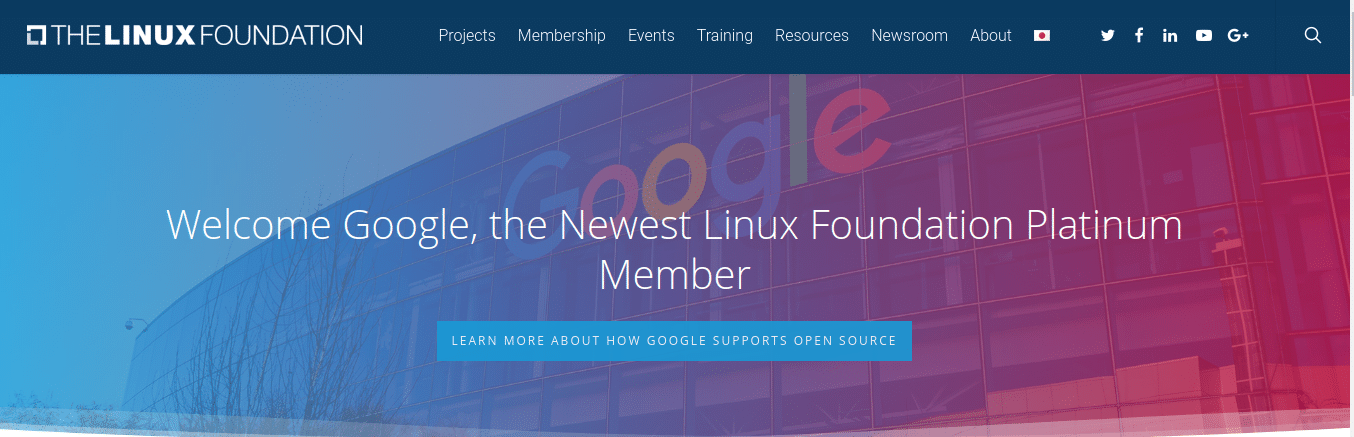 Google é agora um membro Platinum da Linux Foundation