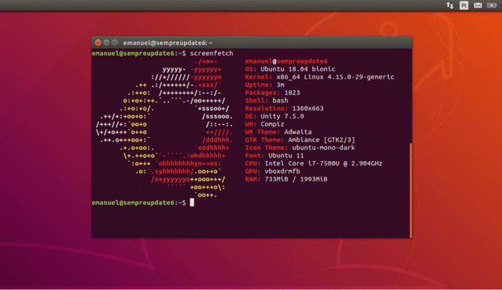 Como instalar o Unity 7 Desktop no Ubuntu 18.04 LTS