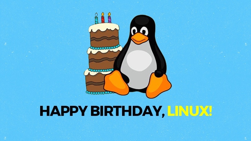 Feliz aniversário, Linux