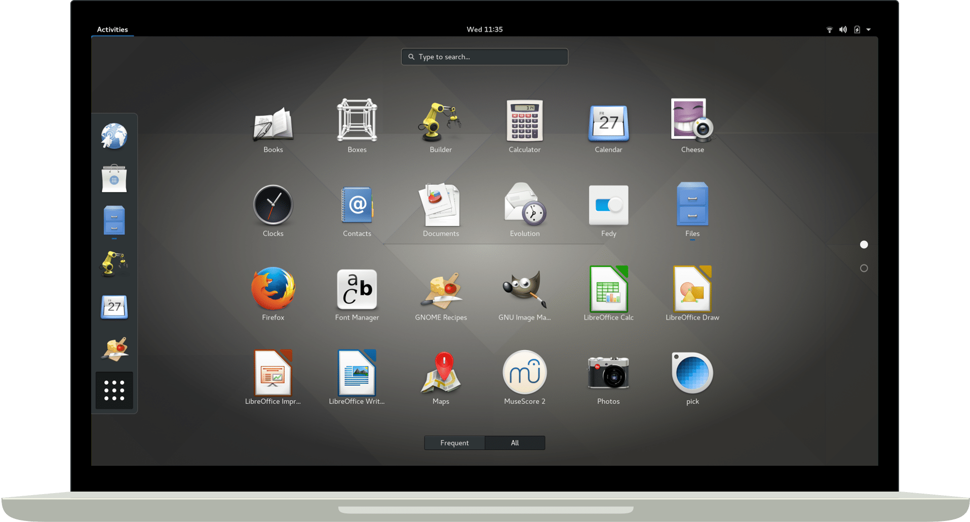 GNOME tem melhorias para touchpad e em tablets
