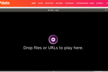 Como instalar o Mpv media player no Ubuntu, Linux Mint e derivados