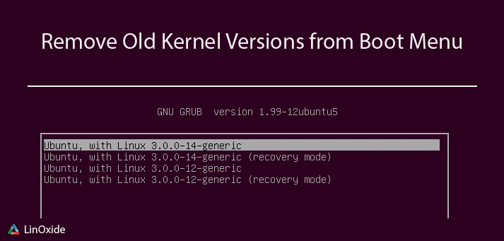 Como deletar kernel antigo do Ubuntu