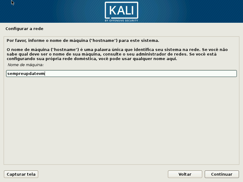 Instalando o Kali Linux