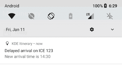 KDE Notifications no Android