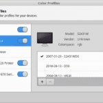 XFCE adiciona suporte ao perfil de cores
