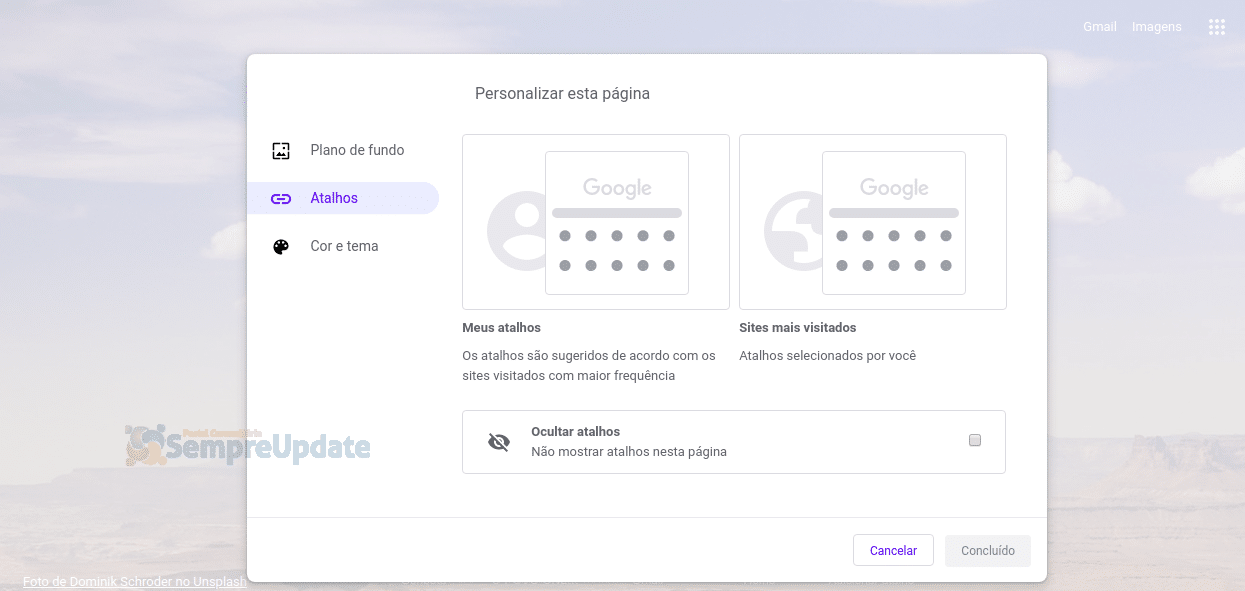 Chrome recebe novos temas e opções de personalização
