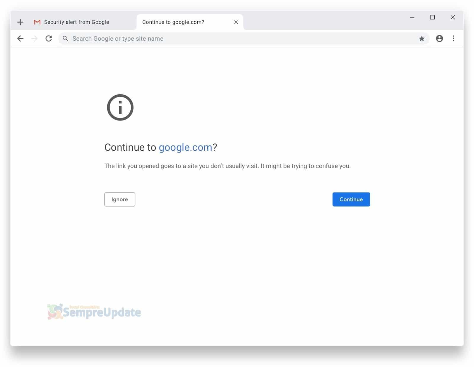 Chrome começa a bloquear URLs confusas 
