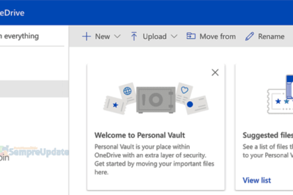 Microsoft adiciona 2FA-Protected “Personal Vault” ao OneDrive Cloud Storage