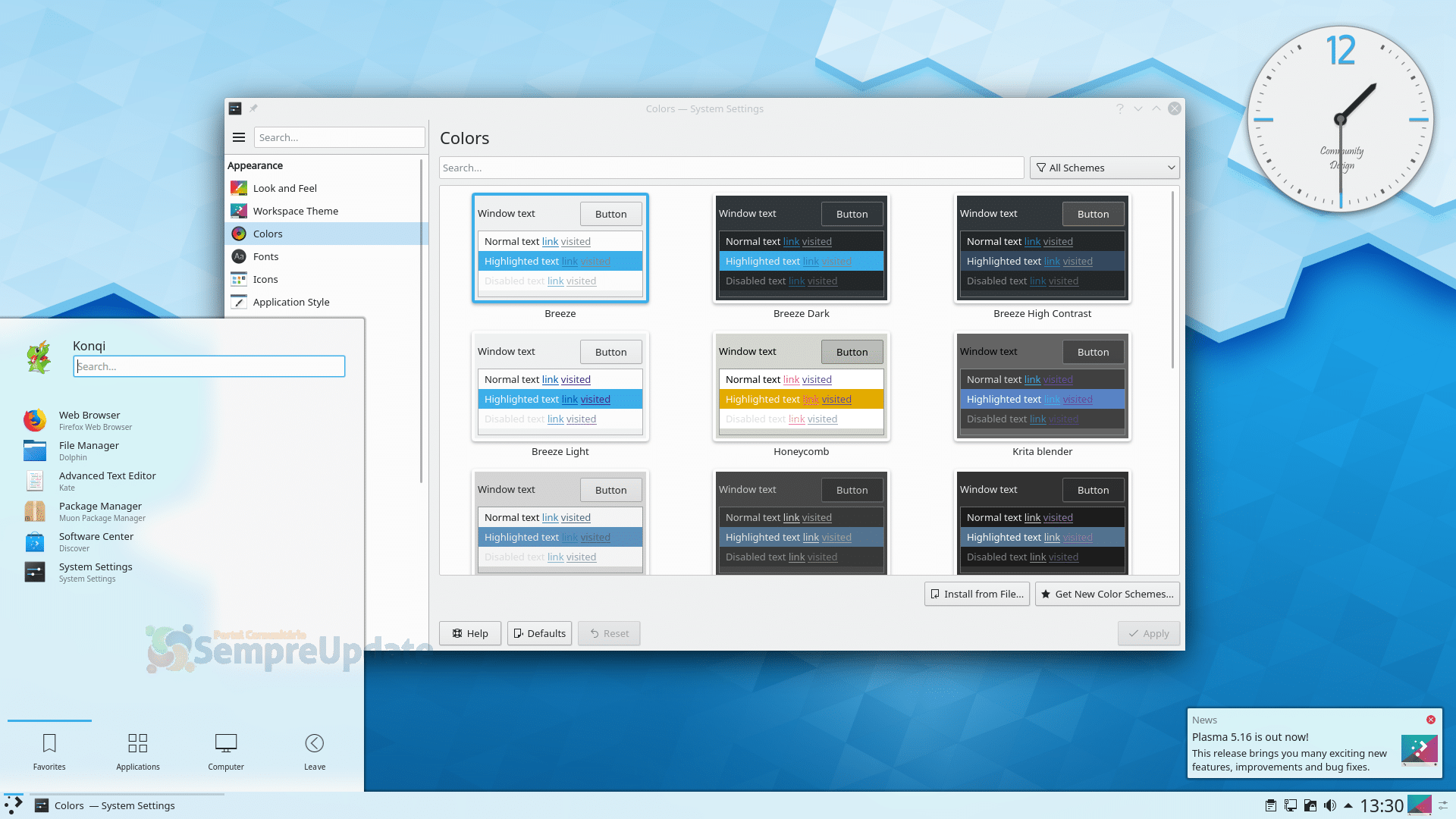 KDE Plasma 5.16.2 é lançado com mais de 30 correções de bugs