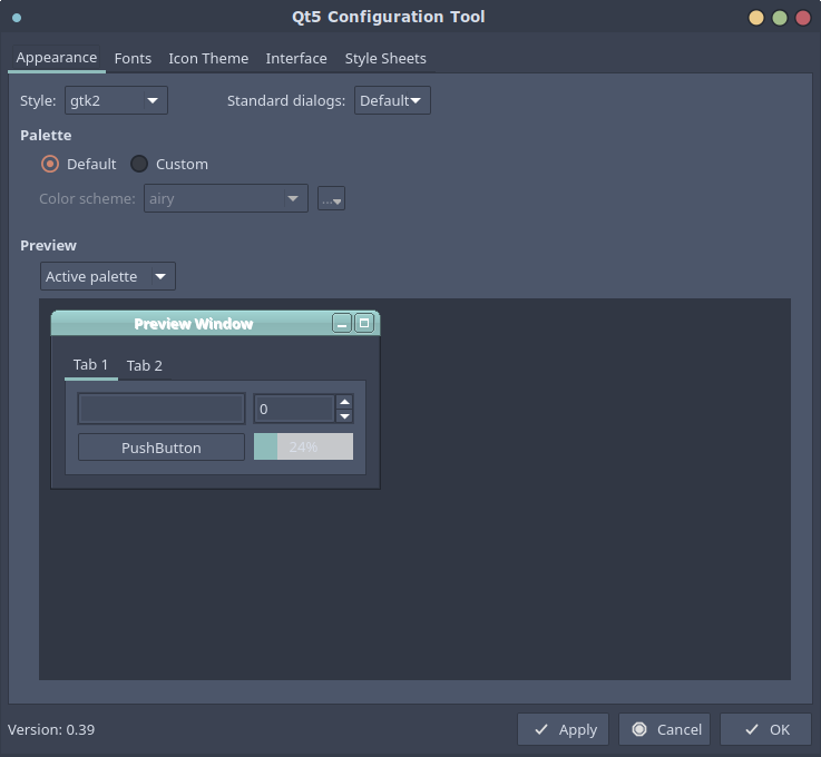 Configurando aplicações Qt no ambiente GTK