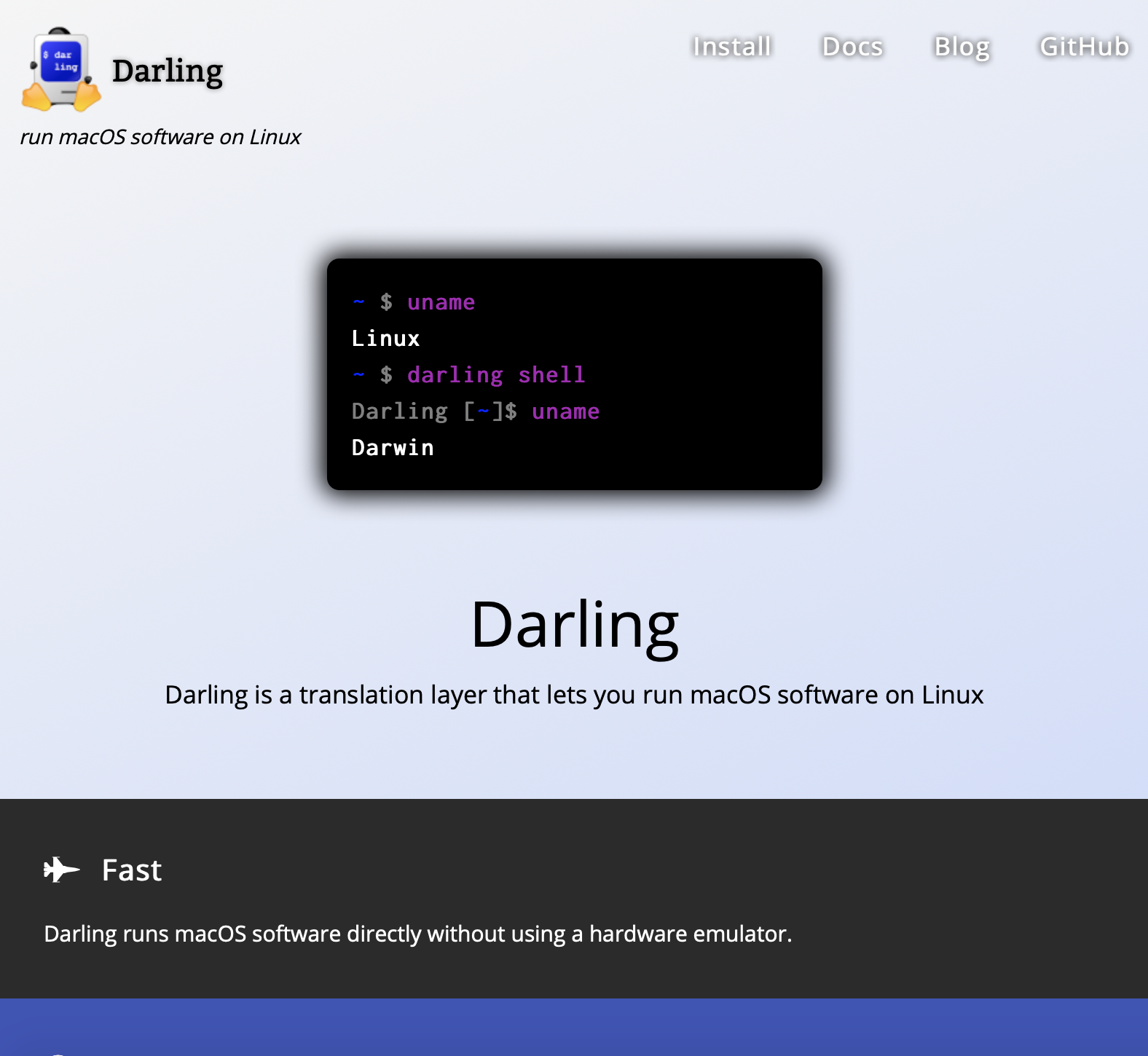 Darling tem novos colaboradores para sua camada de compatibilidade macOS no Linux