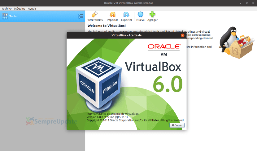 Nova versão corretiva do VirtualBox 6.0.12 lançada