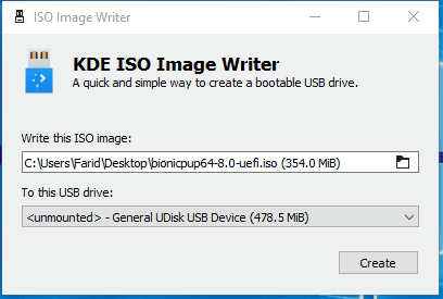 Gravador de imagens ISO do KDE chega ao Windows