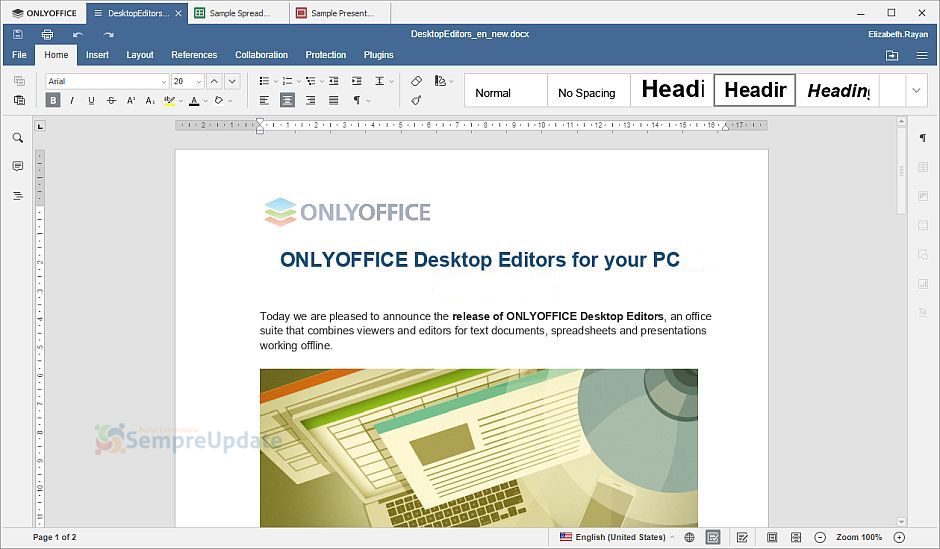 OnlyOffice obtém nova atualização