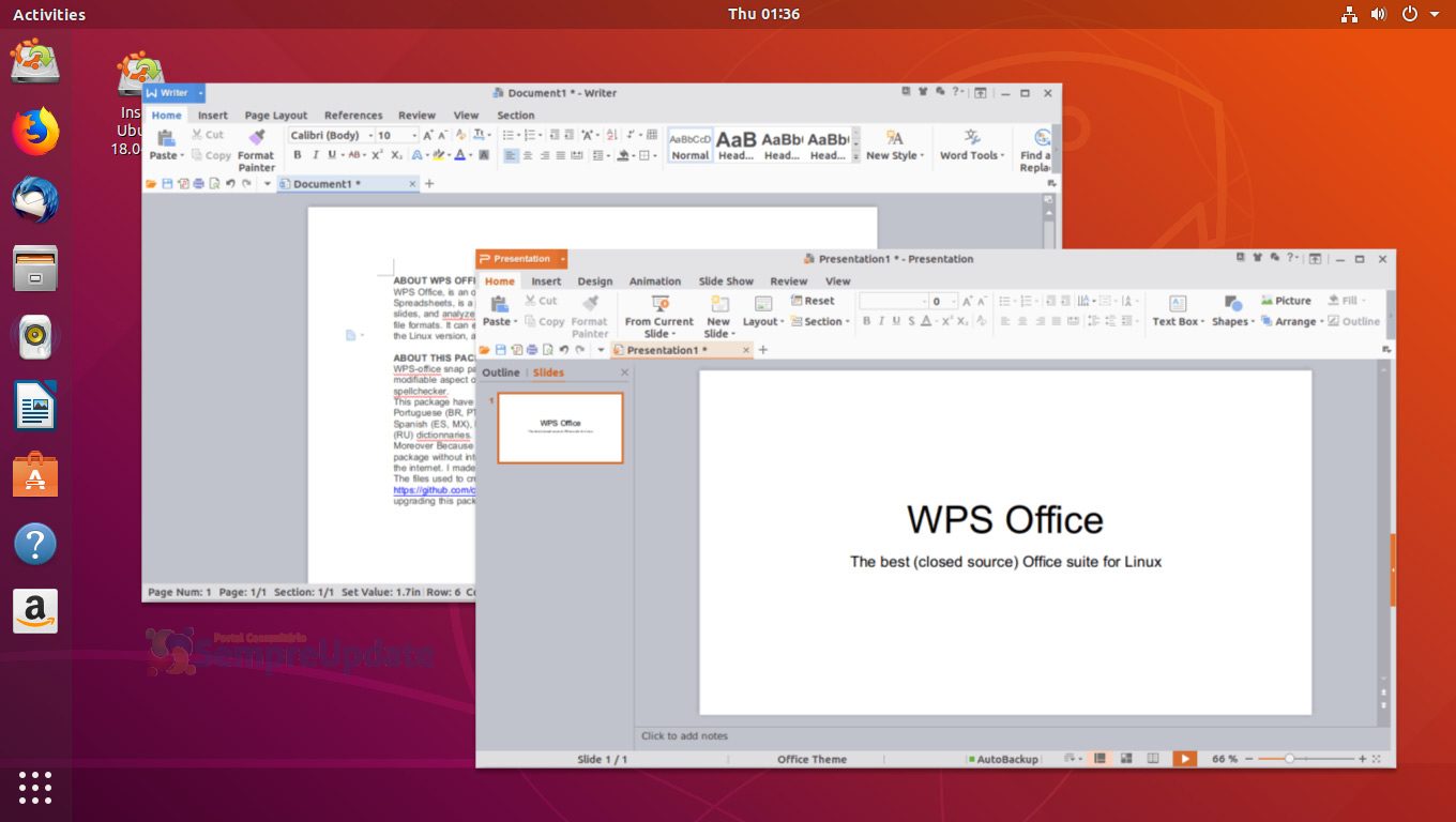 WPS Office Linux adiciona suporte a PDF e descarta versão de 32 bits