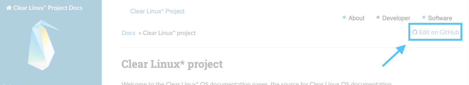 Clear Linux Project tem um novo site de documentação