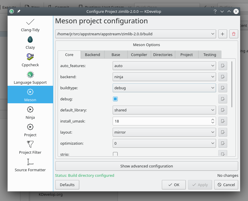 KDevelop 5.4 foi lançado com o suporte do Meson