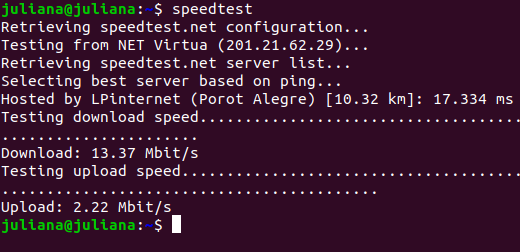 Ferramentas para monitorar velocidade da internet no Linux