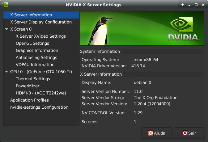 Como Resolver Tearing em GPU nVidia no Linux