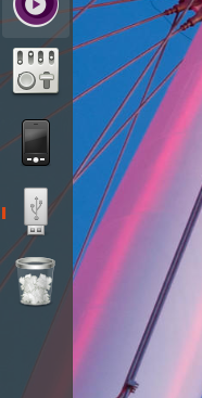 Dock do Ubuntu pode adicionar lixeira e dispositivos removíveis