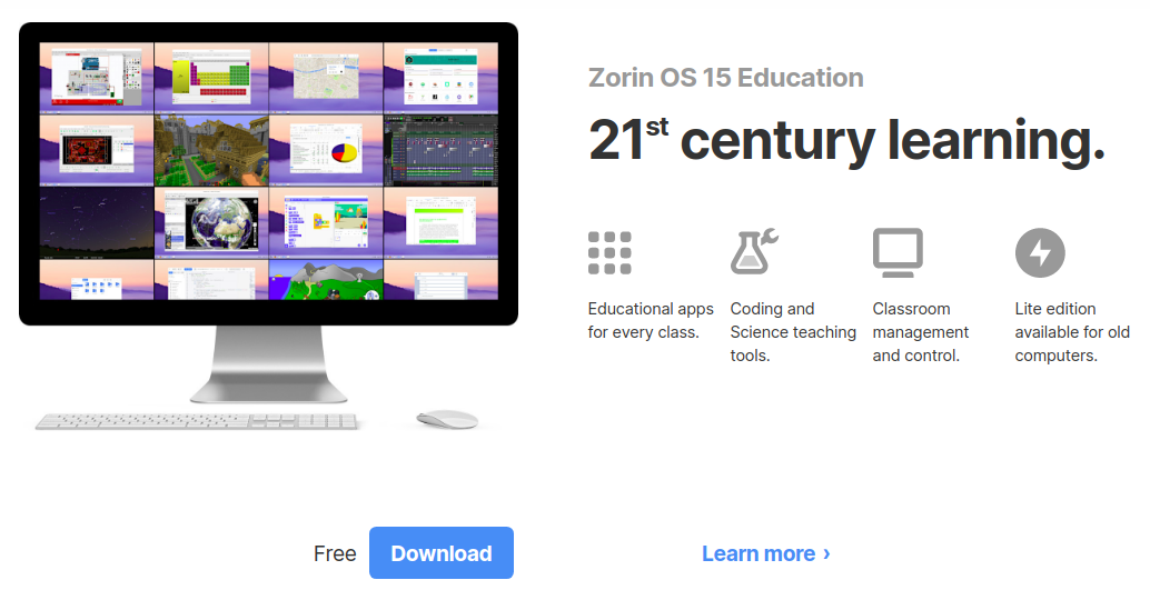 Lançado Zorin OS 15 Education Edition