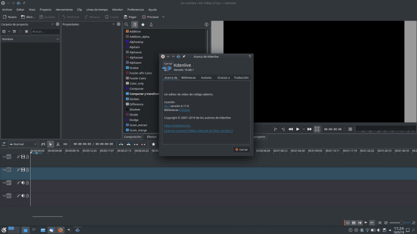 Editor de vídeo Kdenlive 19.08.1 está disponível em Flatpak e chega com 18 alterações