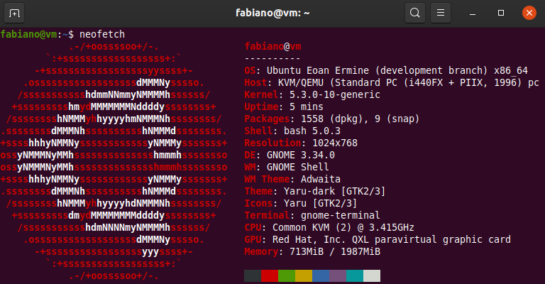 Ubuntu 19.10 Eoan Ermine virá com GNOME 3.34 e Kernel 5.3