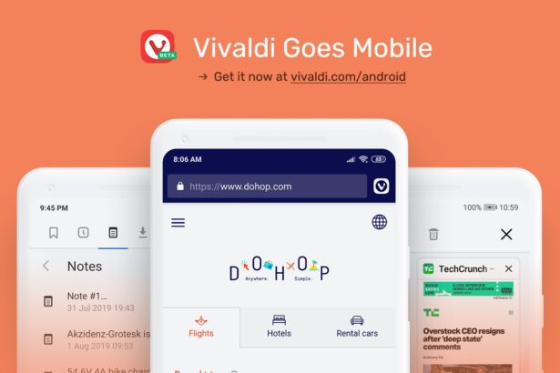 Navegador Vivaldi chega ao Android