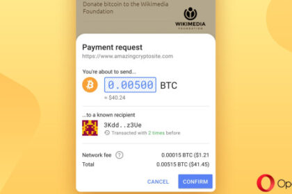 Opera adiciona suporte a Bitcoin em seu app para Android