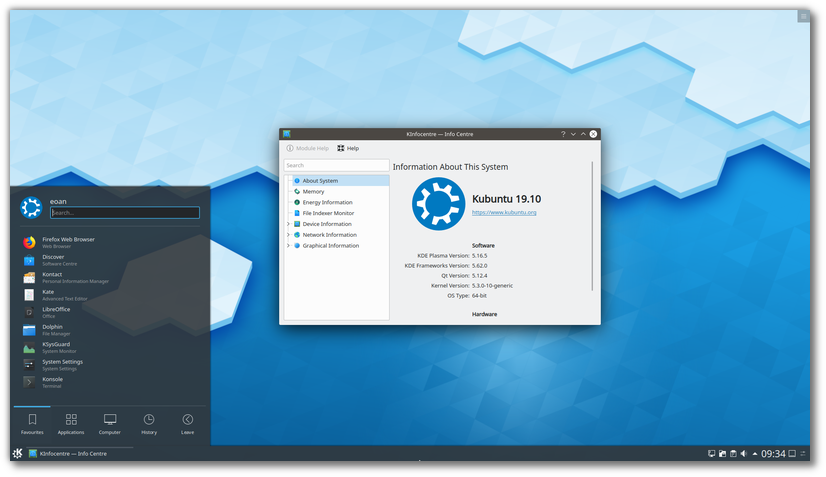 Kubuntu 19.10 chega com o KDE Plasma 5.16, drivers da Nvidia incorporados e muito mais