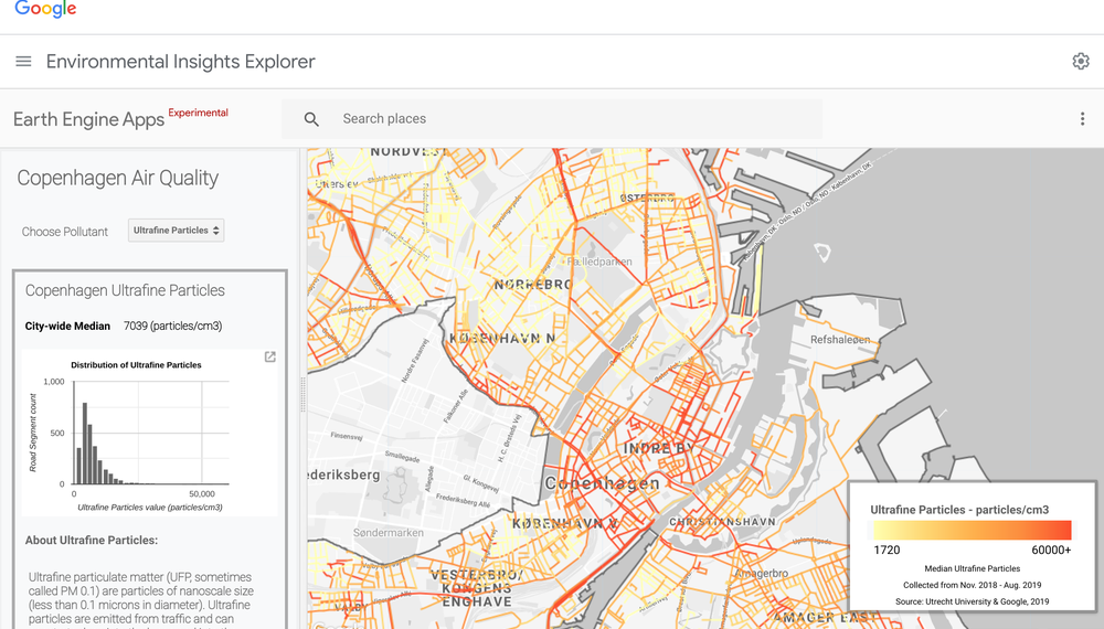 Google permite verificar poluição em grandes cidades