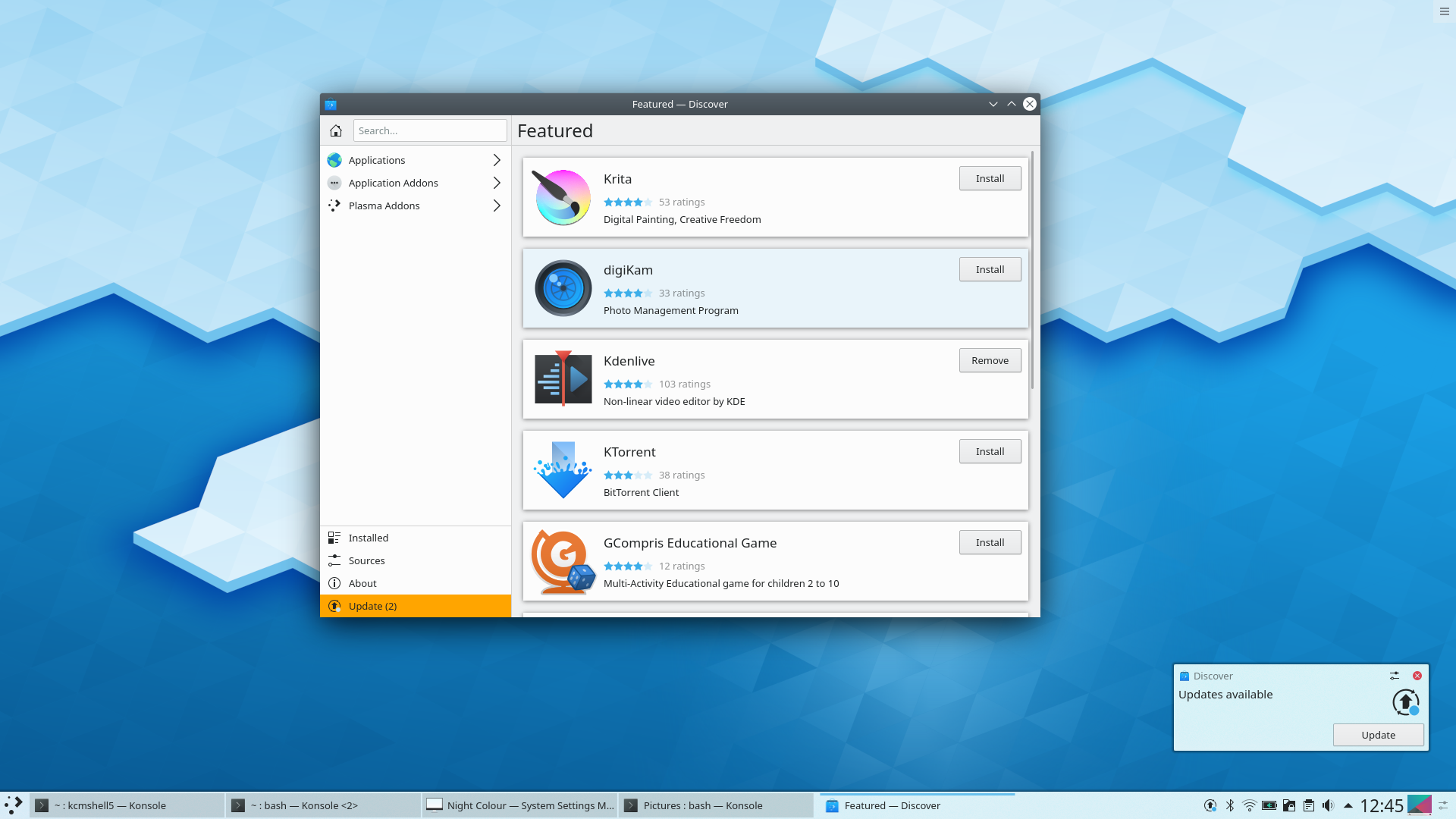 KDE Plasma 5.17.0 foi lançado oficialmente