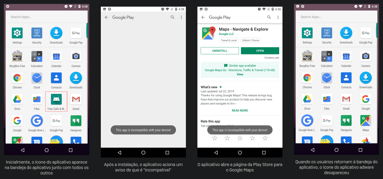 Vírus no Android finge ser a Google Play Store