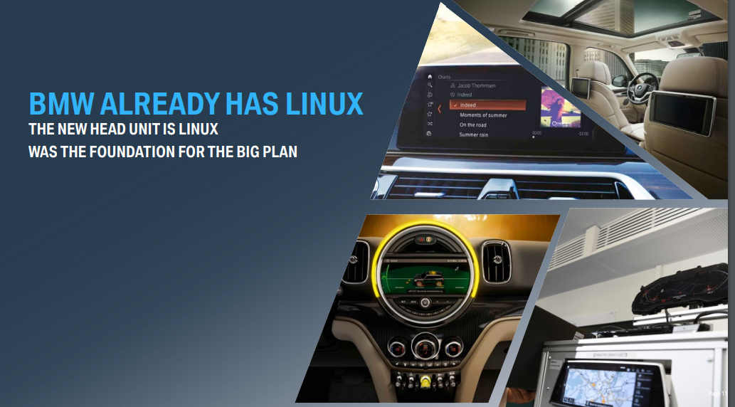 BMW continua fazendo grandes progressos com o Linux