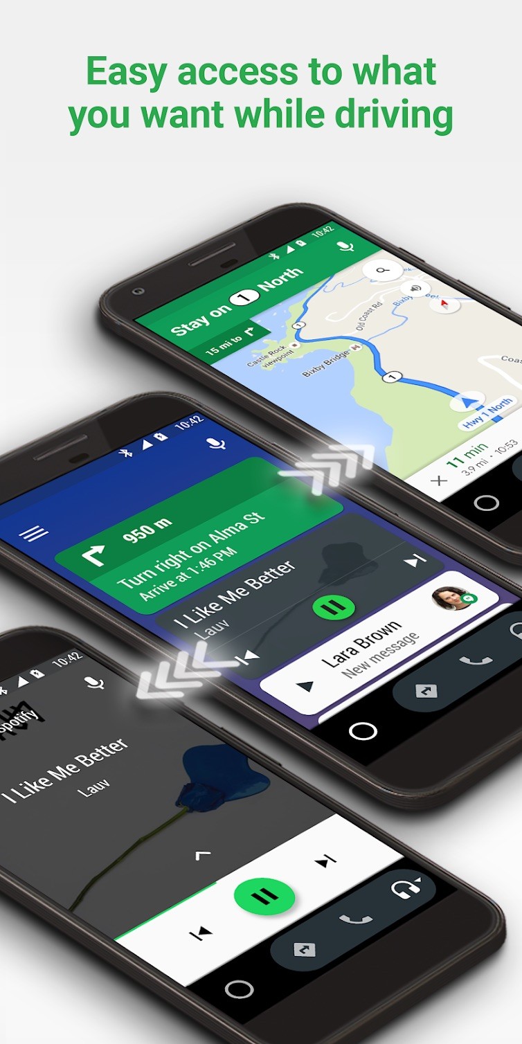 Android Auto já está disponível para telefones com Android 10